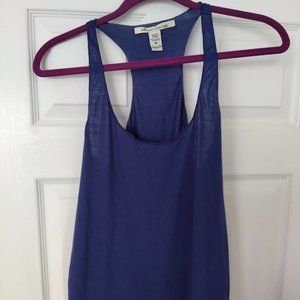 American Rag Navy Blue Racer Back Tank Top - Medium
